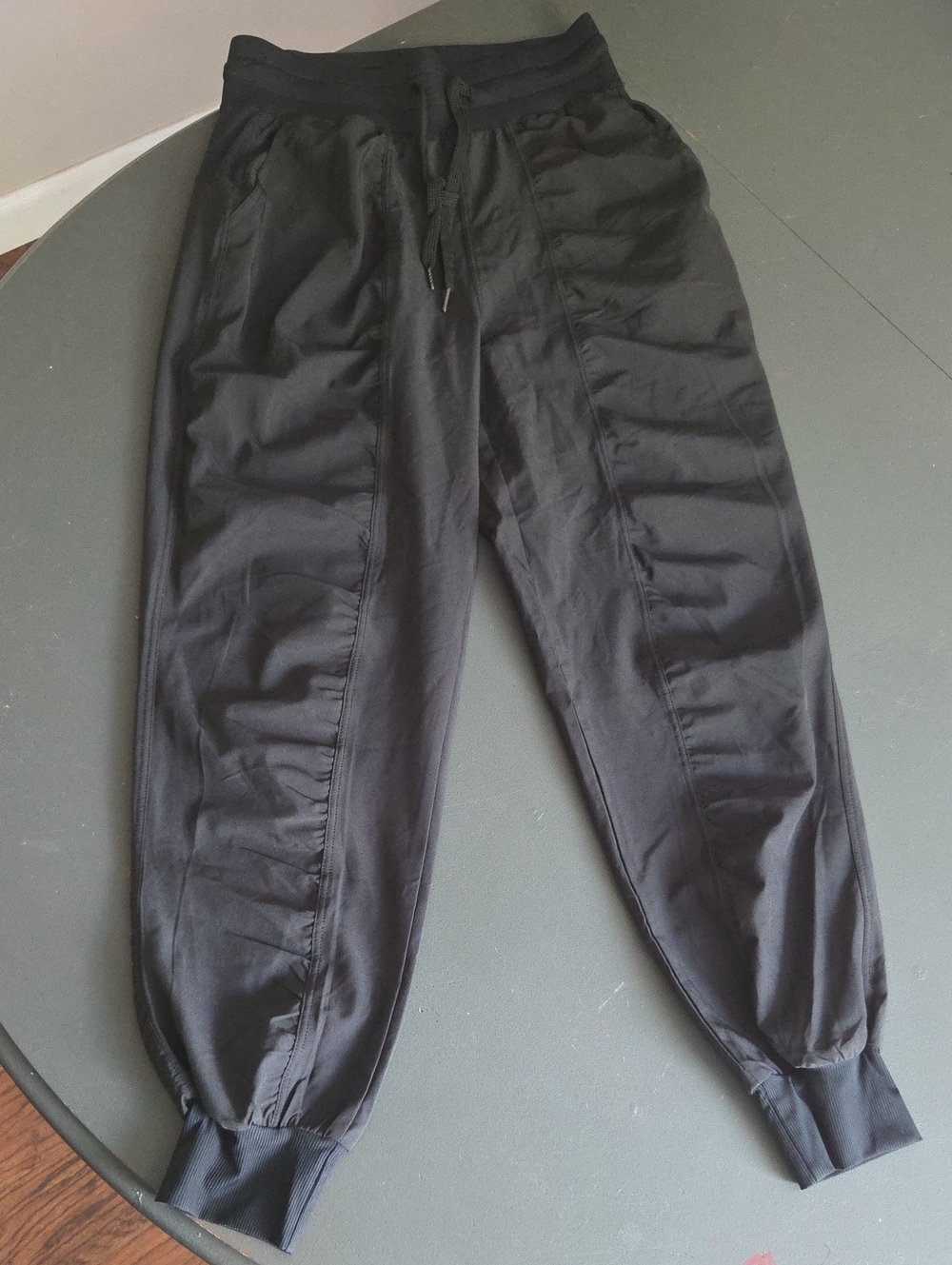 SHEIN Black Women's Jogger Track Pants with Drawstring Waist